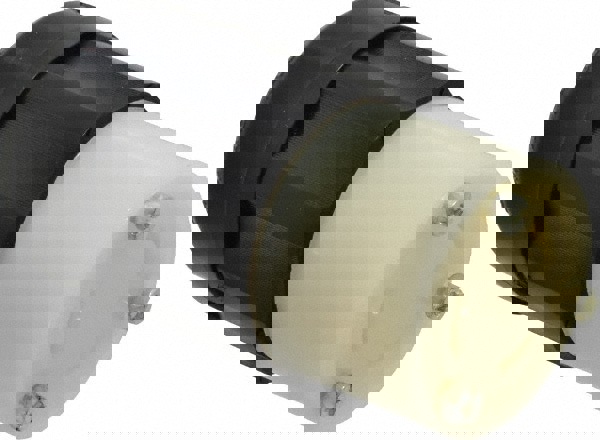 Locking Inlet: Connector, Industrial, L5-30R, 125V, Black & White